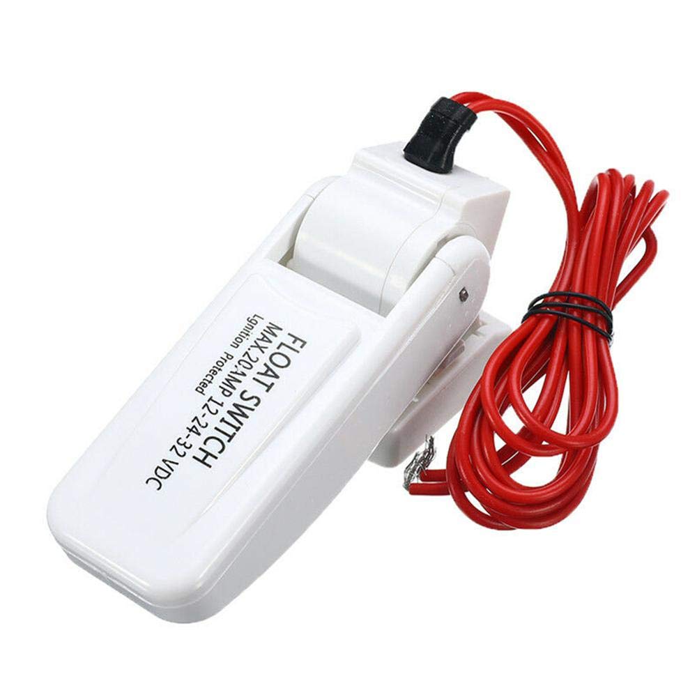 Interruttore a Galleggiante per pompa di cuneo automatico 12 V 24 V o 32 V per barca Yacht Caravan Campeggio Pompa di Pesca On/Off Automatico
