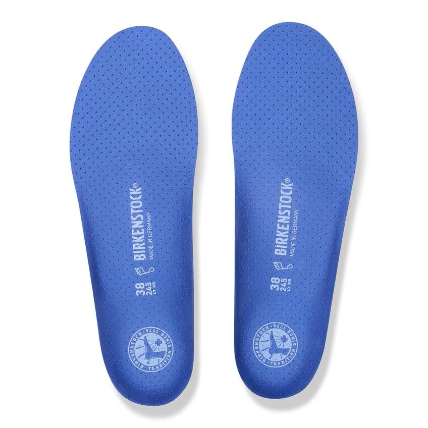 Plantare Birkenstock Blaues Fussbett Calzata Stretta – Soletta Ortopedica in Sughero e Lattice per Scarpe Chiuse, Supporto Arco Plantare e Stabilizzazione Tallone, Comfort Anatomico per Piedi (39)