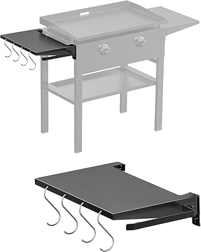 PHYESUVIN Estante lateral plegable para parrilla Blackstone de 28 pulgadas, accesorios de plancha para Blackstone con soporte para toallas de papel, disponible en Yaxa Colombia
