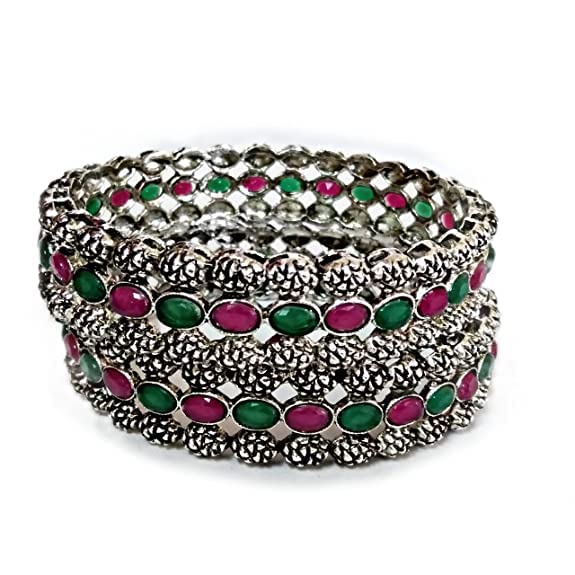 See full amazon price history chart for SWAMI Kolhapuri Oxidised Bangle Set Of 6, German Silver Bangles, Temple Jewelry Bangle Set, Thick Bangles, Indian Ethnic Bangles, Silver Black Ban For Women (2.4) SWAMI Kolhapuri Oxidised Bangle Set Of 6, German Silver Bangles, Temple Jewelry Bangle Set, Thick Bangles, Indian Ethnic Bangles, Silver Black Ban For Women (2.4) (B0B54NSB7N) Amazon Price History, Amazon Price Tracker