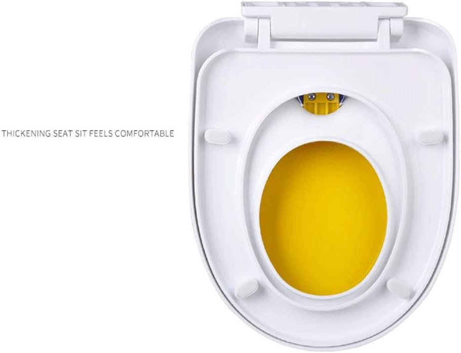 Toilet Seat, with Grip-Tight Bumpers, Quiet-Close, Quick-Release Hinges, Quick-Attach Hardware