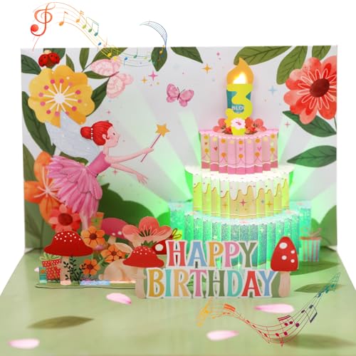 Carte anniversaire petite-fille 3 ans musicale : un souvenir magique