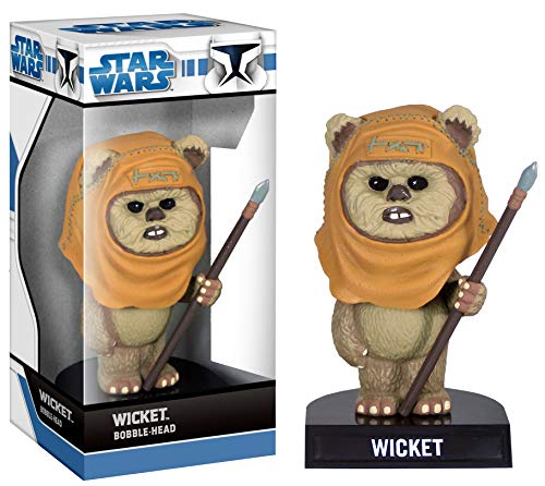 Wacky Wobbler Star Wars Ewok Cabezon PVC ca 13cm de Funko