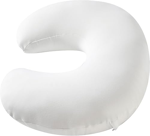 Miniatura 4 de QUENESS Almohada de lactancia, almohada ergonómica de lactancia con biberón, soporte original para bebés niños y niñas, con funda de almohada