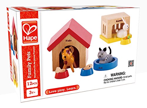 Hape Family Pets Wooden Dollhouse Animal Set - Image 4
