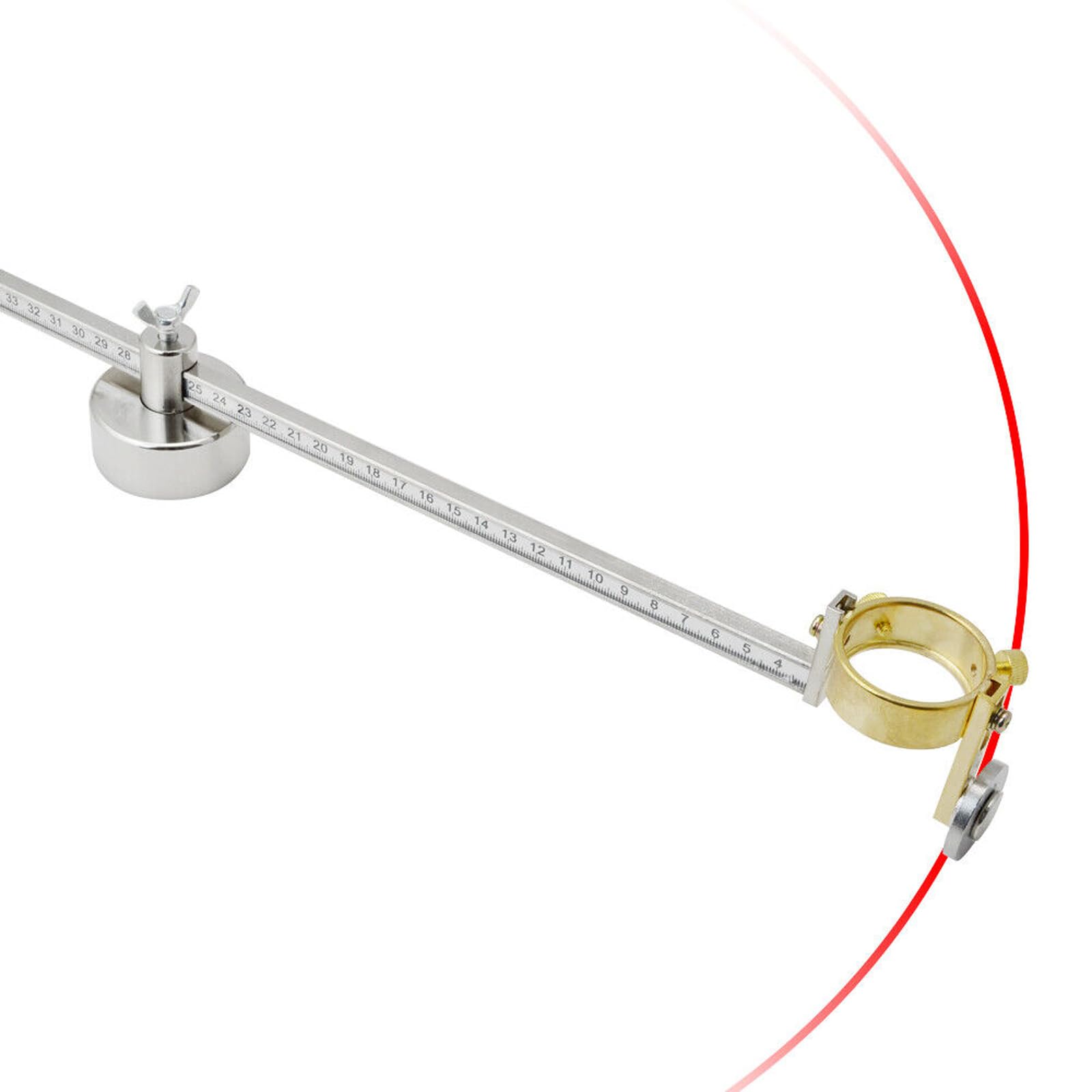 Torche de Coupeur de Plasma, Boussole pour Torche de Découpe P80,Guide de Cercle de Torche de Coupeur de Plasma,Boussole de Découpe Au Plasma,Torche de Découpe Au Plasma avec Règle D'échelle
