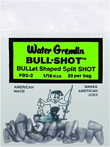 Water Gremlin Company PBS-2 Bull Shot/Pouch 1/16oz 20Pk
