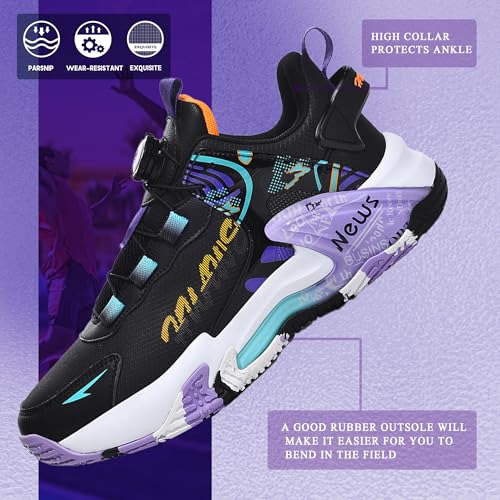 CJSPORX Women Men Basketball Shoes Breathable Men Non Slip Outdoor Fashion Unisex Sneakers3