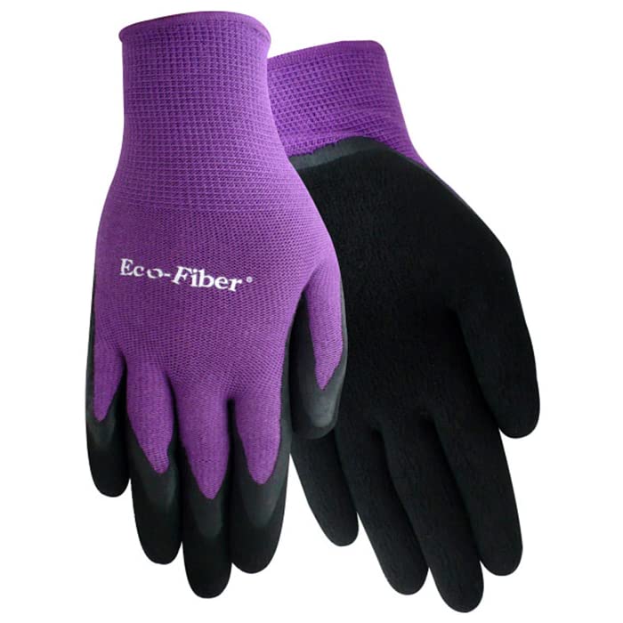 Red Steer 1151 Eco-Fiber Foam Rubber Purple and Pink Women's Gloves, Sizes S-L (1, Purple-Medium)