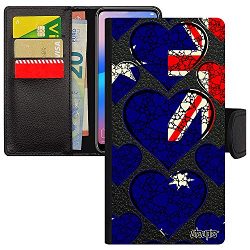 Coque Samsung S20 Cuir Rabat Motif Australie Coeur Finition Rigide Élégante