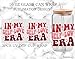 UV DTF Glass Cup Wrap Transfer Decal -3PCS ' in My Self Love Era ' Craft Transfers, Waterproof Decal for 16oz Glass Cups, Furniture, and Wood - Ceramic Mug DIY Crafts