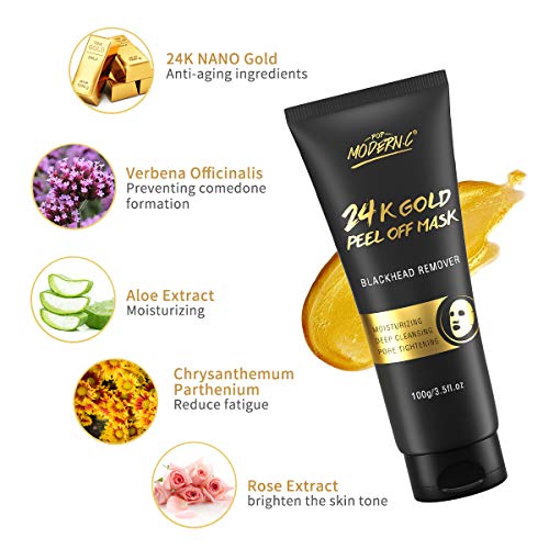 Pop Modern.C GZ-156 Blackhead Remover Mask, 24K Gold Peel Off Mask, Gold Facial Mask Anti-Aging thumb #4