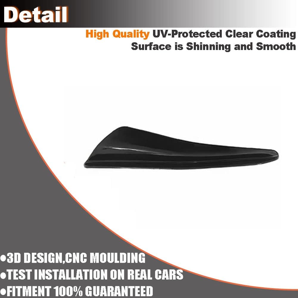 Front Bumper Splitters for Volkswagen VW Golf 8GTI/Rline 2021-2022 Upper Spoiler Winglets Vents Cover Cupwings Flaps Factory Outlet