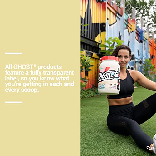 Image of GHOST Whey Protein Powder, Fruity Cereal Milk - 2LB, 25G of Protein - Whey Protein Blend - Post Workout Fitness & Nutrition Shakes, Smoothies, Baking & Cooking - Soy & Gluten-Free