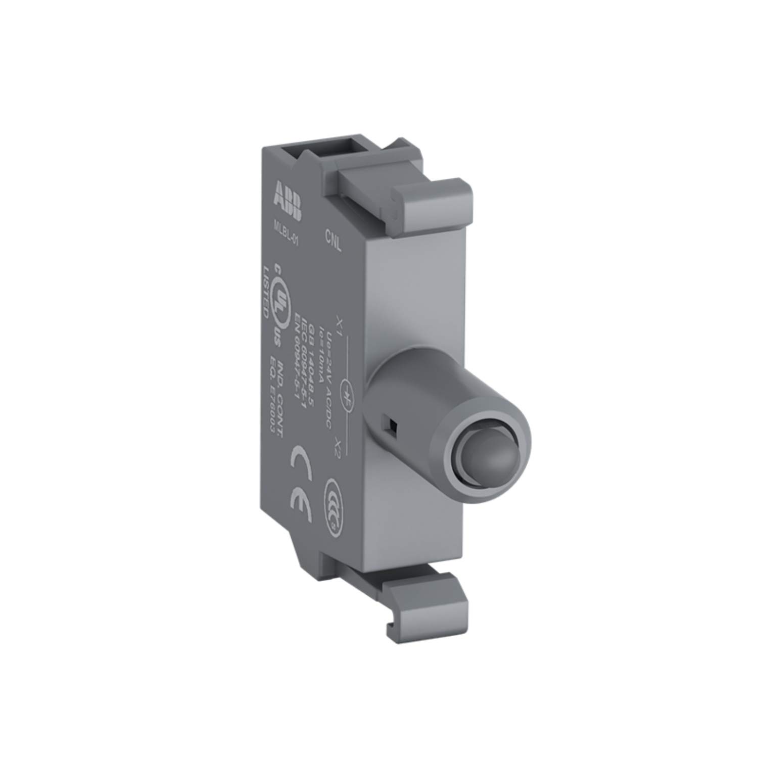 ABB Modularer LED-Block 24 V AC/DC – integrierte LED, grün, beleuchtet