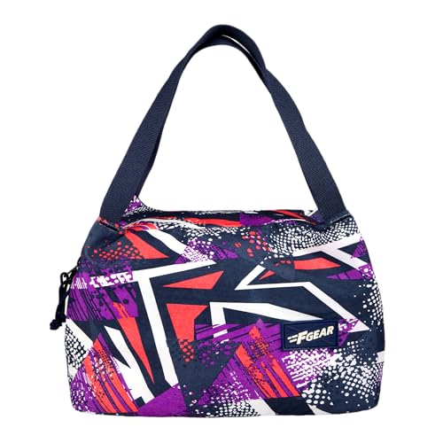 Image of F Gear Tidbit FZ Blue 6L Lunch Bag, Compact & Lightweight, Padded Interior, Durable Zippers, Easy Carry Handle, Ideal for School,Travel, Office, Picnic & Everyday Use