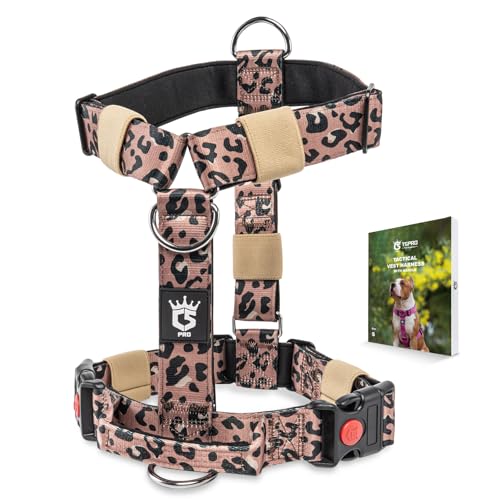 TSPRO Taktisches Hundegeschirr für Große Hunde, Langlebig,...