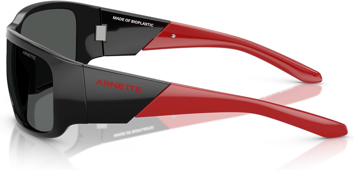 Arnette AN4297 Snap I Sunglasses, Black/Dark Grey, 64 mm