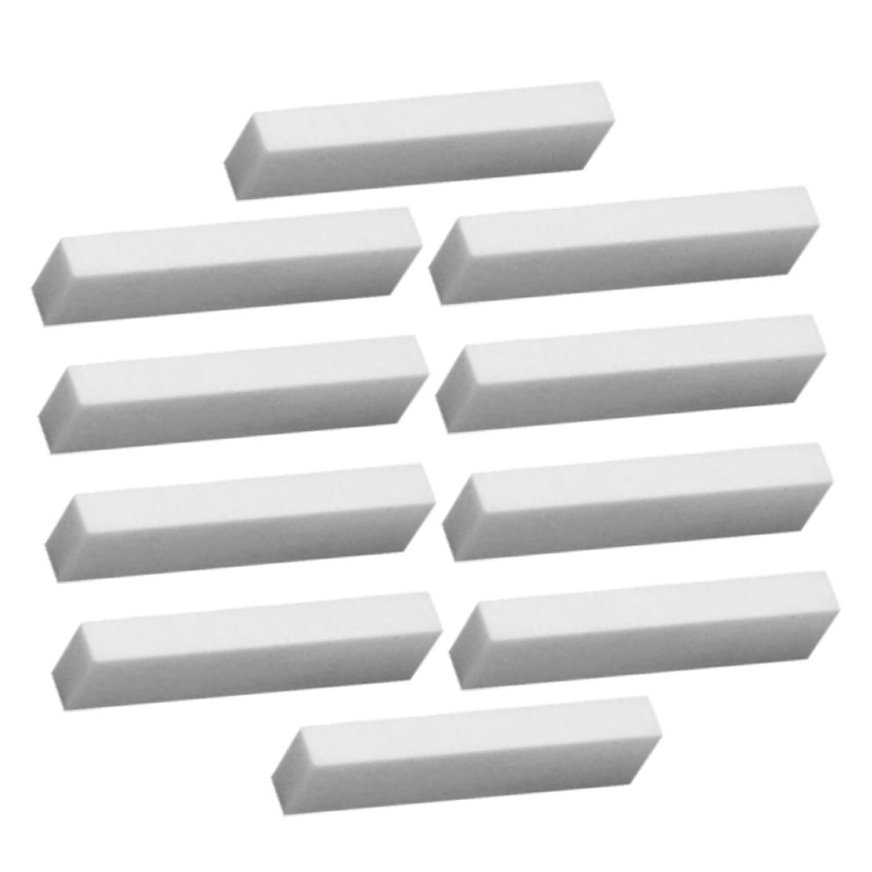 Abaodam 10pcs Guitar Bone Nut Blanks 40x10x5mm for Electric Bass Acoustic Classical Guitar Superior Tone