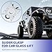 Teybouk 4 PCS Window Glass Adjuster Slider Clip, Window Lift Sliding Shoe Regulator Slider Clip, Automotive Glass Lift Buckle Replacement, Universal Cars Repair Accessories (White)