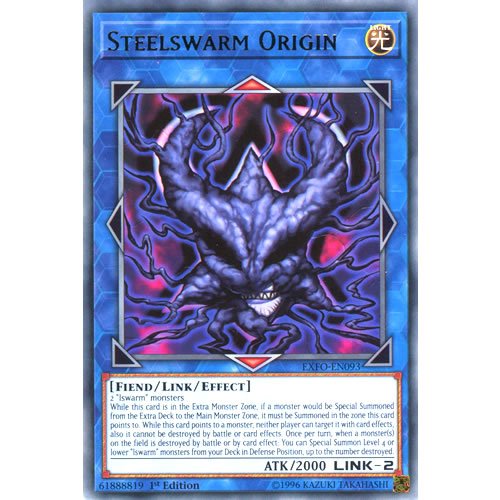 EXFO-EN093 Unlimited Ed Steelswarm Origin Rare Card Extreme Force Yu-Gi-Oh Single Card