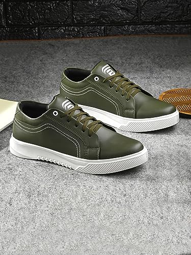 Image of BUCIK Casual Sneakers for Men (Black - Size 10) | Lightweight - Comfortable | BCK10147