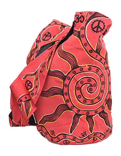 Image of Mandala Crafts Hippie Bag, Large Boho Hobo Purse for Women, Crossbody Shoulder Sling Bags for Indie Style Bohemian Accessory