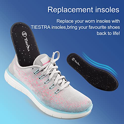 Image of 3 Pair -Shoe Inserts for Mens Memory Foam Insoles,Replacement Insoles for Work Boots Running Shoes, Cushion Shock Absorbing for Foot Pain Relief, Comfort Breathable Inner Soles Black 45EU,US12