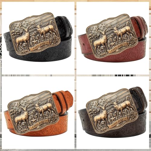 Image of Western Cowboy Vintage Rodeo Cross Prayer Horse Belt Buckle Men