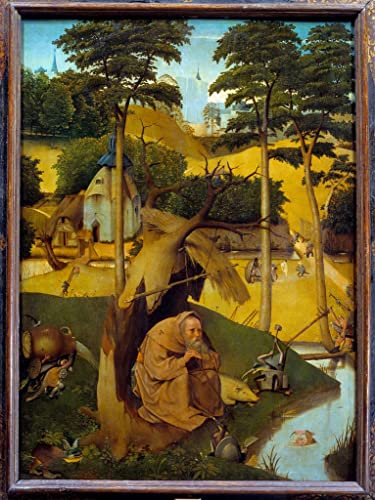 Impression sur toile La Crucifixion Hieronymus Bosch affiche murale 58x90