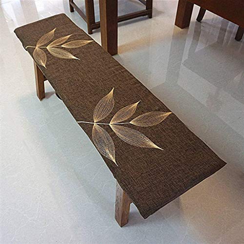ZHI-HHA Bench Seat Cushion,Solid Color Modern Rectangle Thick Non-slip Soft Bench Cushion Suitable For Indoor Outdoor Patio-30 * 100cm-C