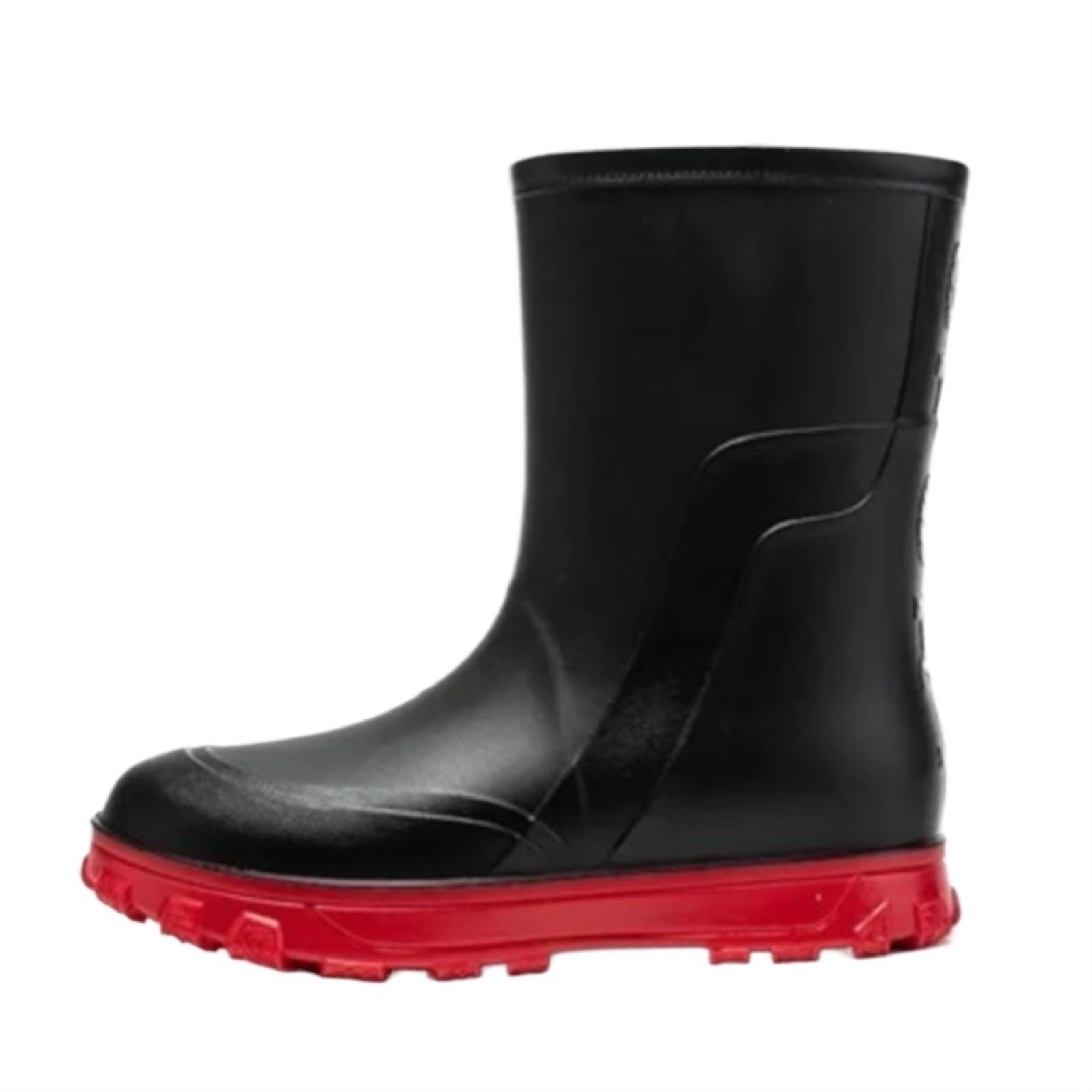 Scarpe Da Pioggia Uomo Stivali da pioggia impermeabili for uomo Scarpe in plastica resistenti all'usura Tacco basso