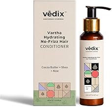 Vedix Conditioner, Ayurvedic Vartha Hydrating No-Frizz Hair Conditioner With Rice Water + Fenugreek + Mango Butterfor Frizz-Free Hair - 100 ml