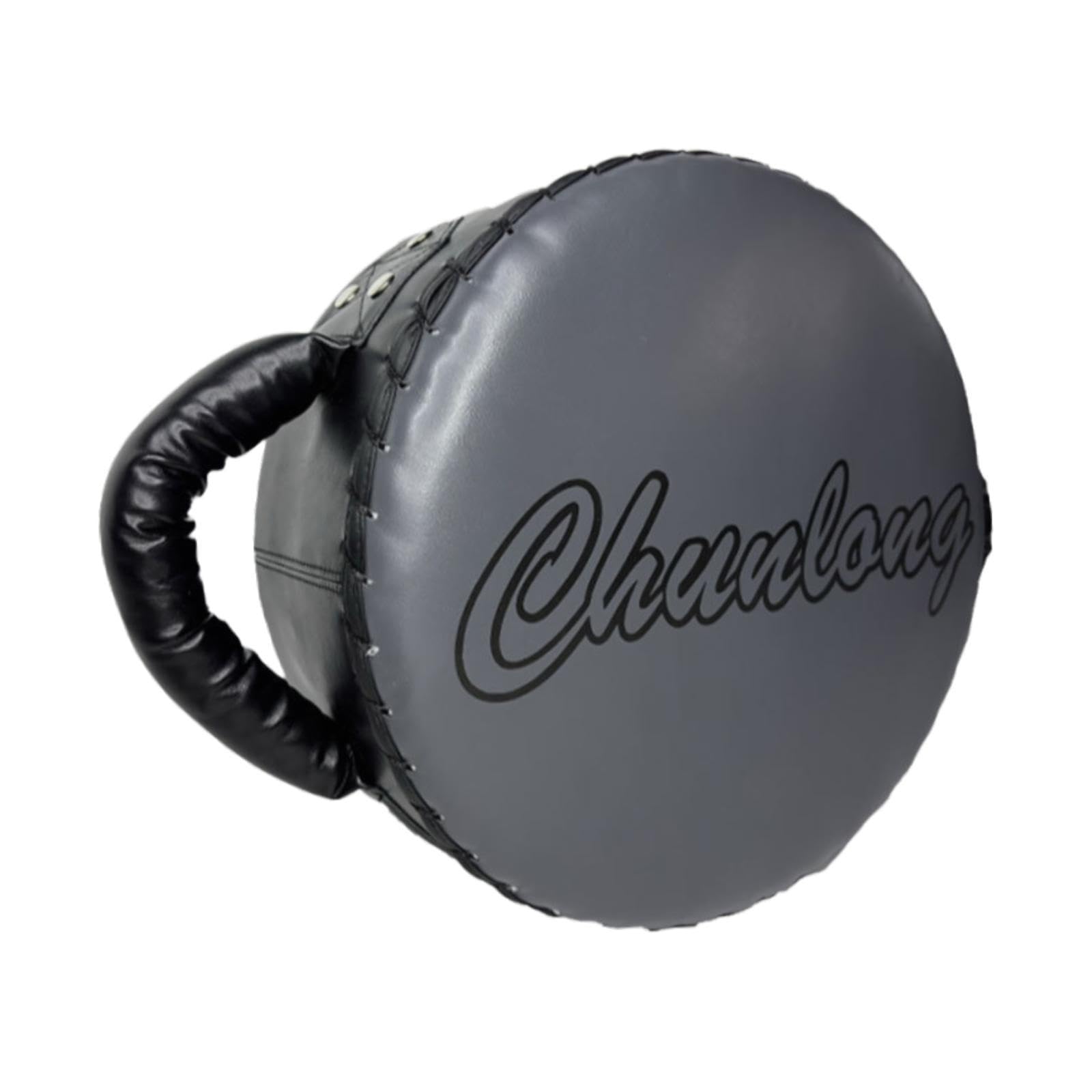 Baoblaze Punch Shield Punch and Kick Target Lightweight Portable PU Leather Round Boxing Pad Boxing Coaching Tool for Karate Taekwondo