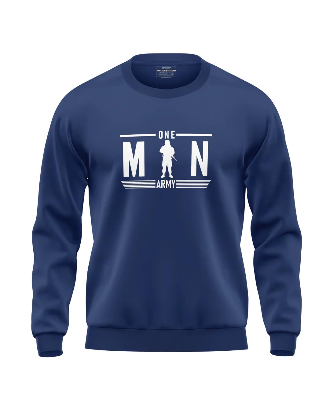 warriorworld Men's Cotton Sweatshirt | Printed Pullover | Stylish Winter Wear for Men | Regular Fit Casual Sweatshirt-picture-14