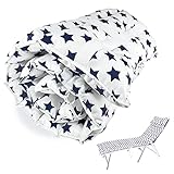 Cojín Tumbona con Almohada Reposacabezas, 180 x 55 x 6 cm (Estrella)