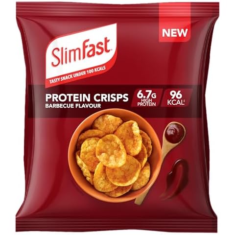 SlimFast BBQ Protein Crisps, 96 Calories, 6.7g Protein Cover