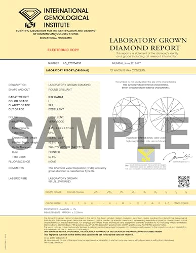 Round Lab Grown White Diamond Classic Three Stone Engagement Ring for Women in 10K Solid Gold4