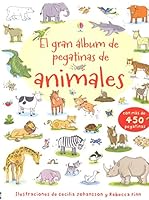 El gran álbum de pegatinas de animales 140954432X Book Cover