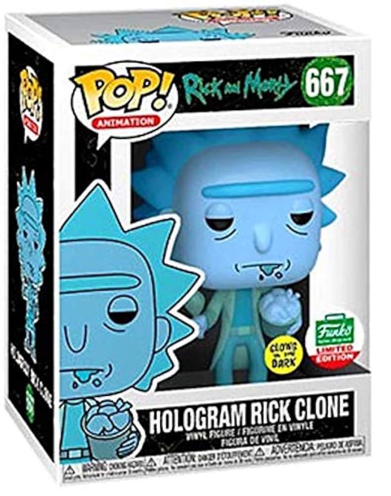 リック・アンド・モーティ/ エレクトリック ファンコ Amazon.com: Funko Pop! Animation: Rick & Morty - Hologram