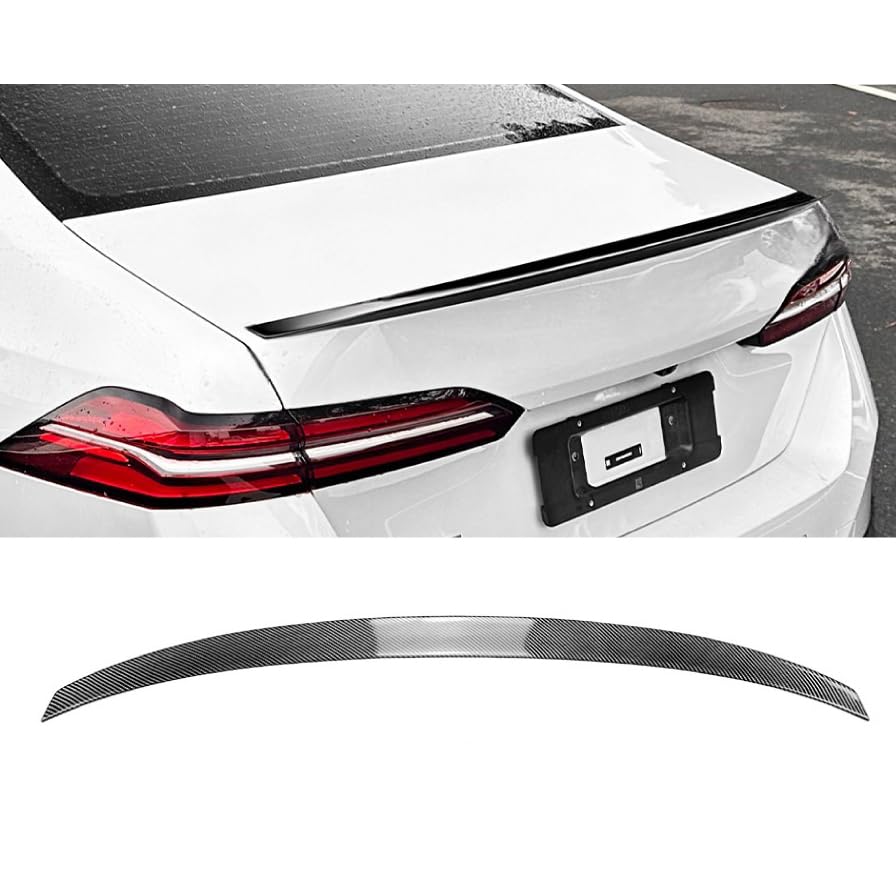 Spoiler tylnego bagażnika do BMW serii 5 i5 G60 G68 525i 530i M5 2024-2025, silna przyczepność dla większej przyczepności i obciążenia aerodynamicznego, wygląd włókna węglowego