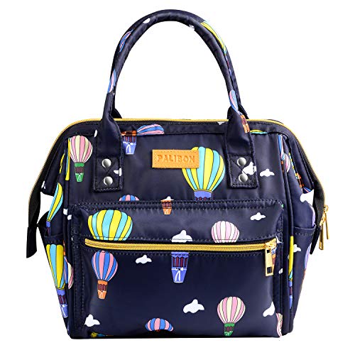 Palibon Insulated Cute Lunch Bag for Kids Women Girls Stylish Purse Shape Insulated Cooler Bag Lunch Box Reusable Lunch Tote Bag with Adjustable Shoulder Strap