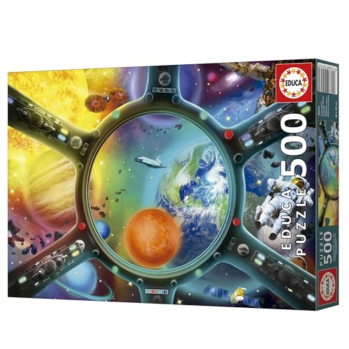 Puzzle EDUCA Promenade Spatiale 500 pièces Thème Science et espace Dimensions 48x34 cm - vue 3
