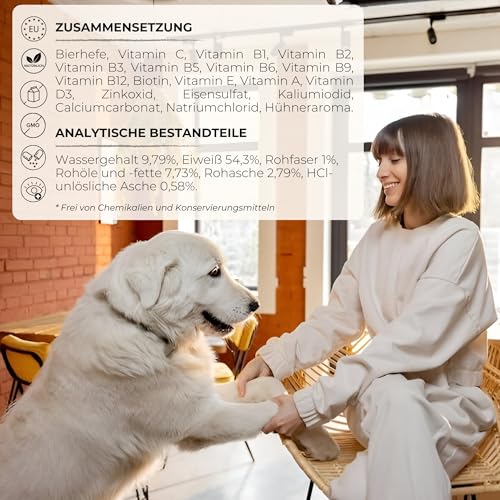 Lamina Care - Multi Vitamine für Hunde und Katzen zur Immunsystem Stärken Hund, Nahrungsergänzungsmittel Hund mit Vitamin A, B, C, D und E zur Unterstützung der Allgemeinen Gesundheit Ihres Tieres