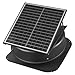 VEVOR 42W Solar Attic Fan, 2800 CFM Smart Roof Vent Built-in Temperature Sensors with Remote Control, Low-Noise & Weatherproof for Attic, Garage, RV Ventilation