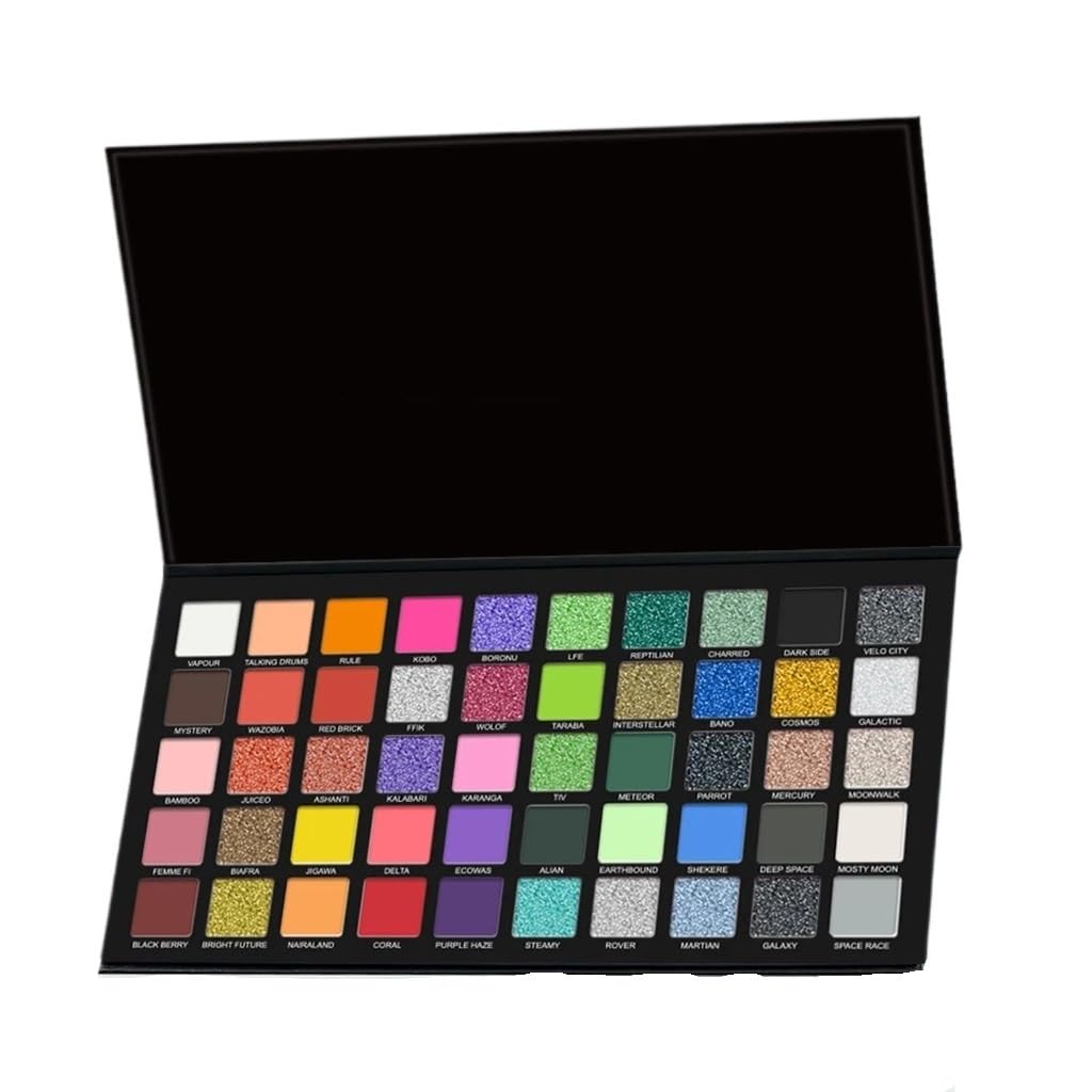 Poudre de haute couleur ombre à paupières étanche 50 teintes cosmétiques