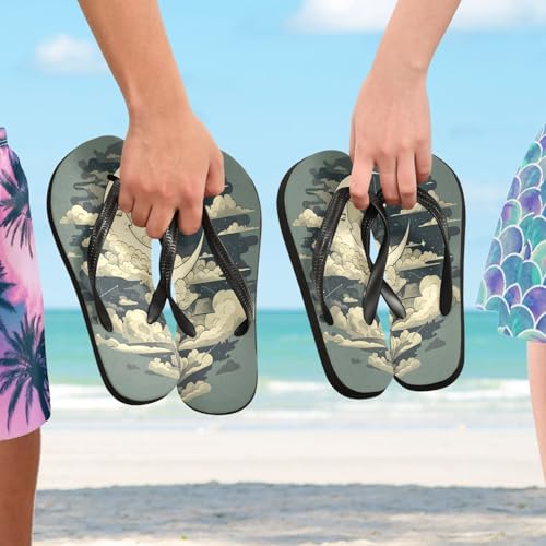 STAYTOP Silent Moon Flip Flops Sandals of Men's & Women's,Sandals Beach Slippers Shower Slides4