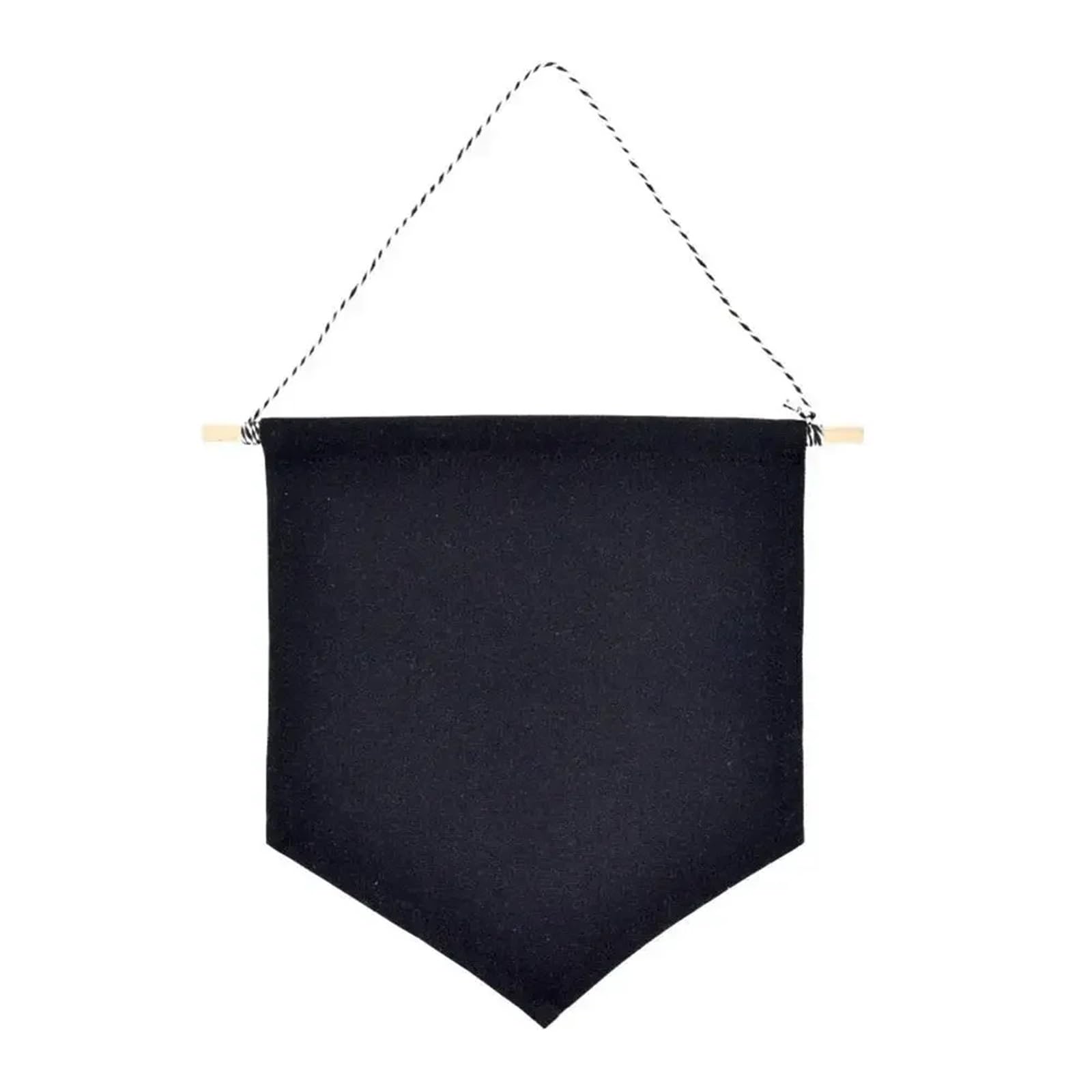 Maryear Black S Pin Wall Display 6Pcs Blank Cotton Brooch Pin Badge Holder Hanging Wall Display Flag Collection Room Decoration(Black S)