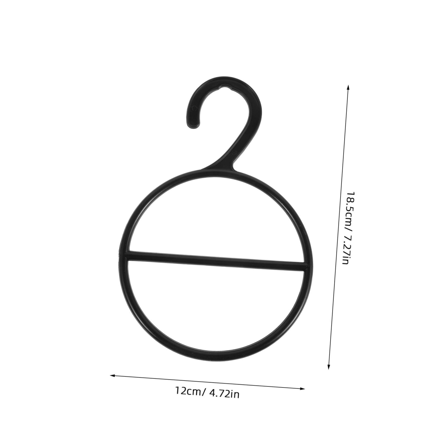 Happyyami 12pcs Scarf Storage Rack Multifunctional Scarf Display Hangers Ties and Accessories Hanging Holders for Closet and Wardrobe Space Optimization