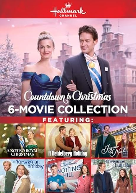 Hallmark Countdown to Christmas 6-Movie Collection ( A Not So Royal Christmas/A Heidelberg Holiday / Joyeux Noel / My Norwegian Holiday / Christmas in Notting Hill / Christmas at Castle Hart)